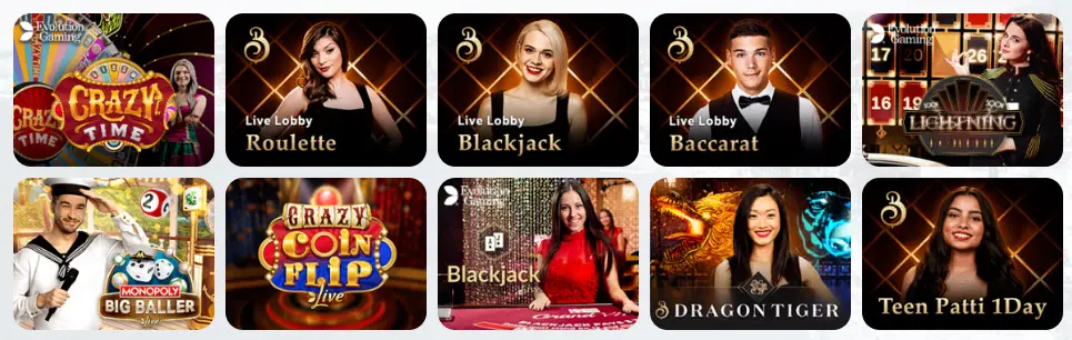 Jeux de casino en direct Forza.bet Casino