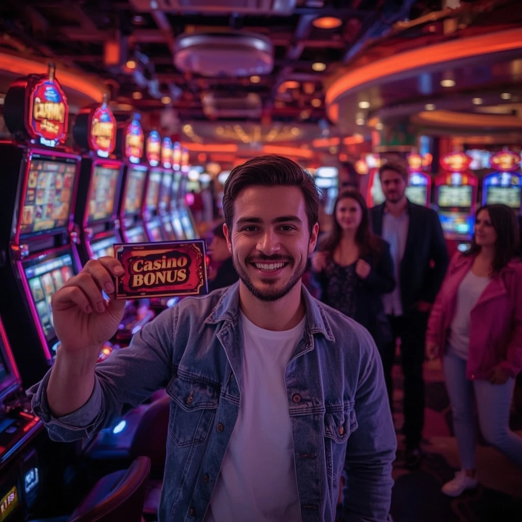 une personne tenant un bonus Forza.bet Casino