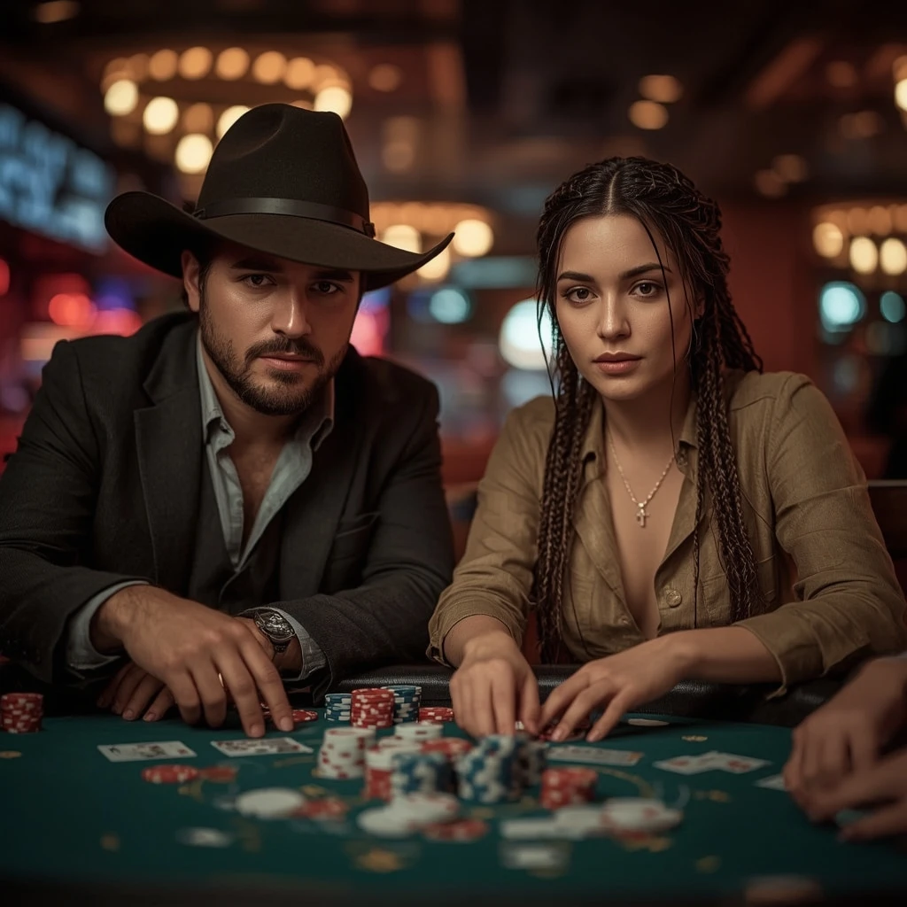 photo de deux joueurs de poker Forza.bet Casino