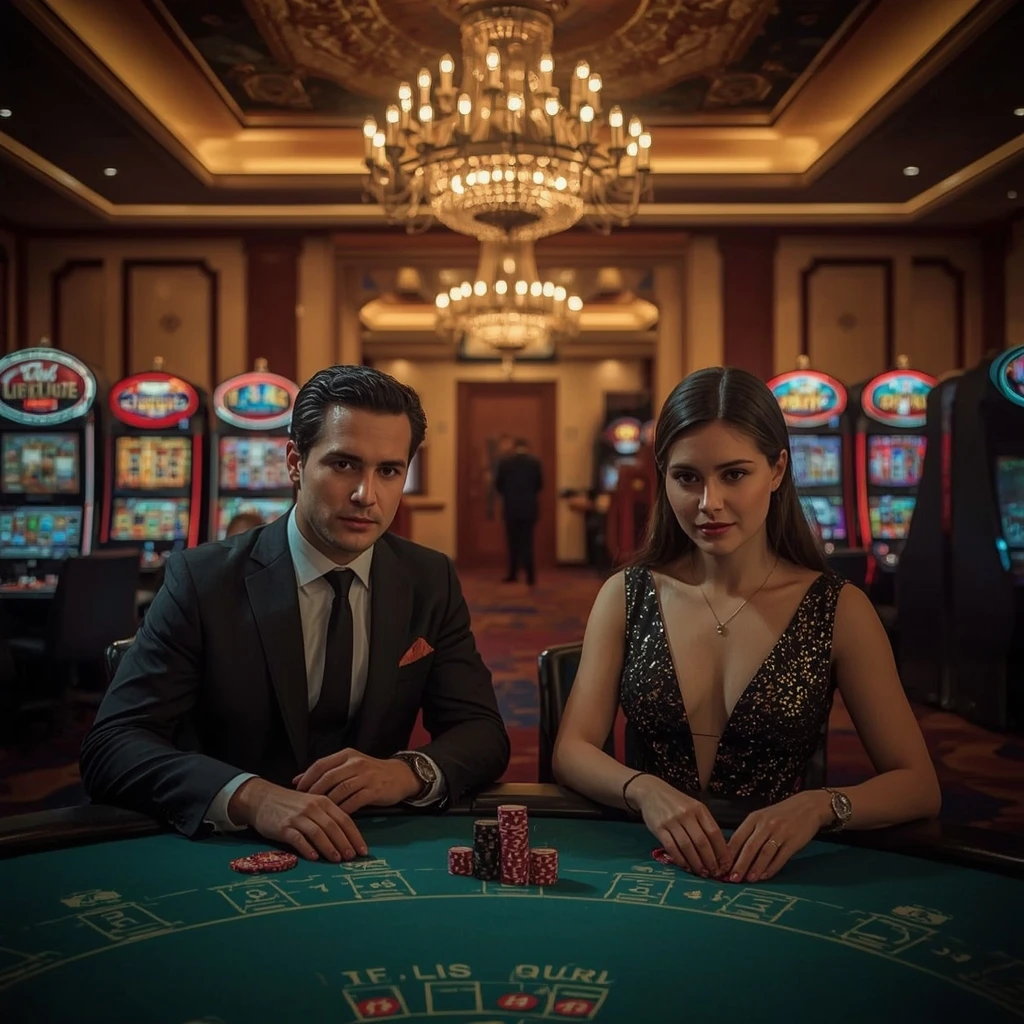 Deux joueurs de poker dans un Forza.bet Casino